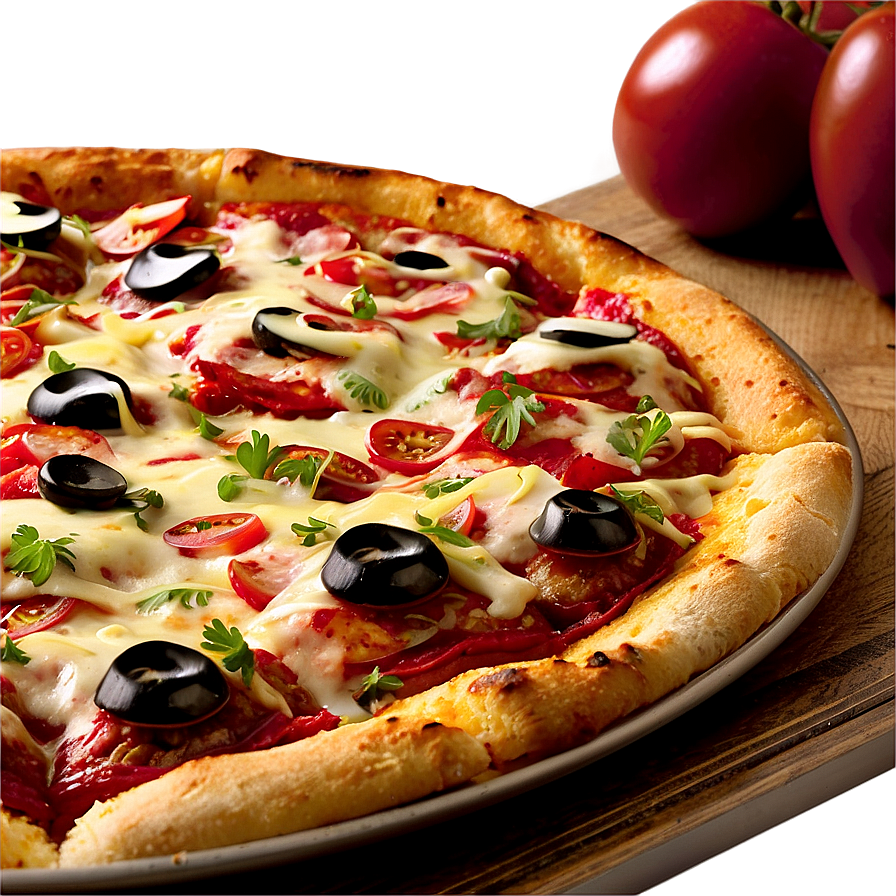 Chicago Style Pizza Png Duk PNG Image