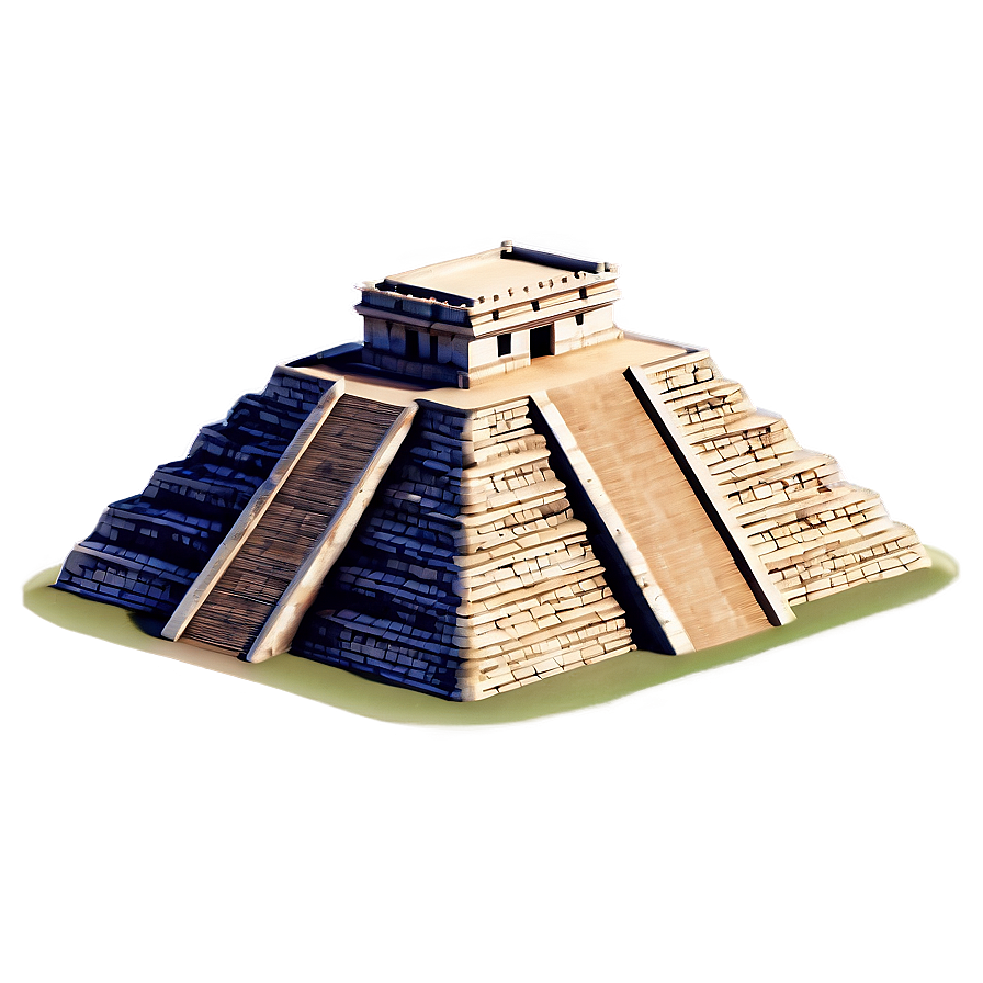 Chichen Itza Aerial Shot Png Eif59 PNG Image