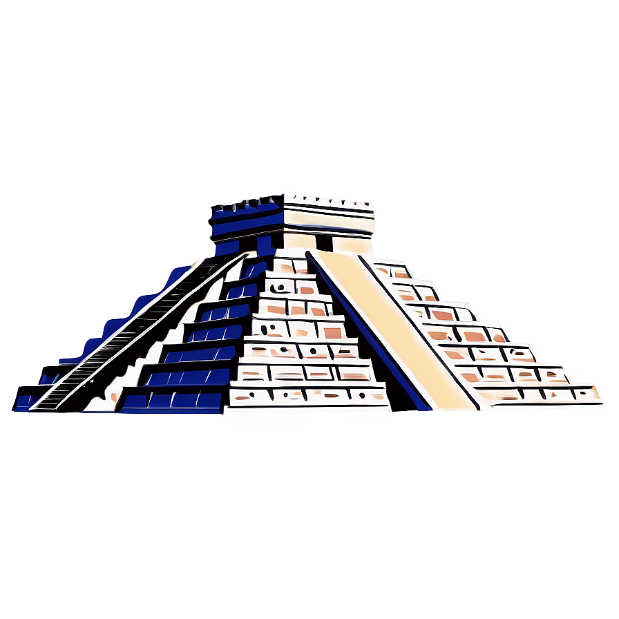 Chichen Itza Kukulkan Pyramid Png Mfl PNG Image