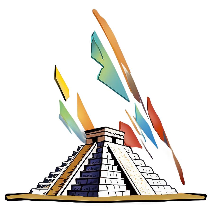 Chichen Itza Pyramid Graphic Png 83 PNG Image