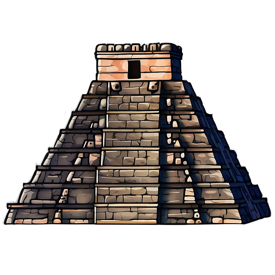 Chichen Itza Serpent Shadow Png 39 PNG Image