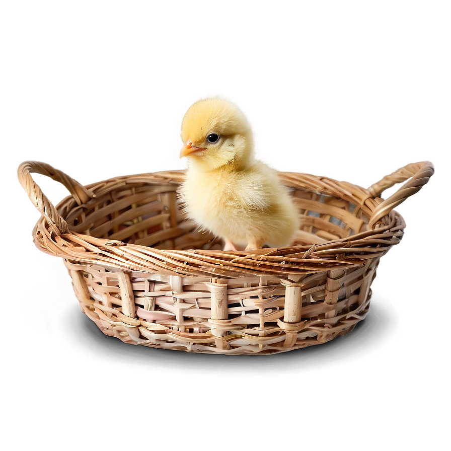 Chick In Basket Png Brs PNG Image