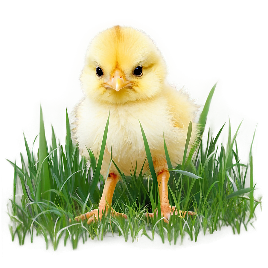 Chick In Grass Png Gyh70 PNG Image