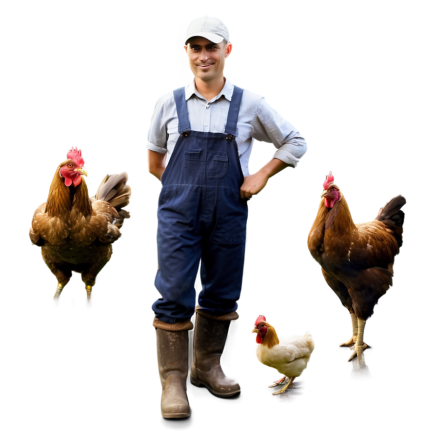 Chicken Farmer Png 05042024 PNG Image