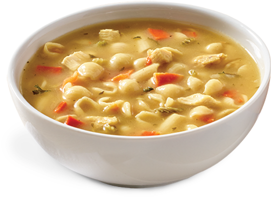 Chicken Noodle Soup Bowl PNG Image