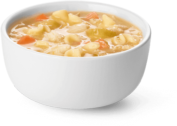 Chicken Noodle Soup Bowl PNG Image