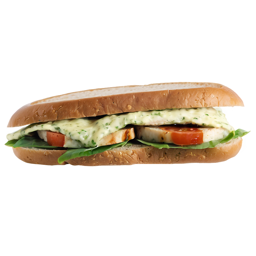 Chicken Pesto Sandwich Png 05232024 PNG Image