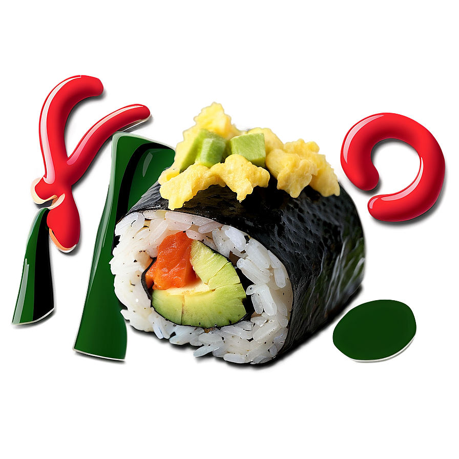 Chicken Sushi Roll Png Rdw PNG Image