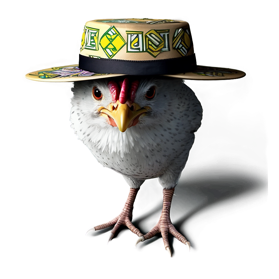 Chicken With Hat Png Kit PNG Image