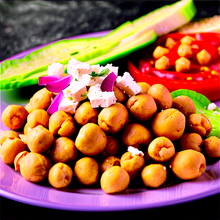 Chickpea Feta Salad Png Sql PNG Image