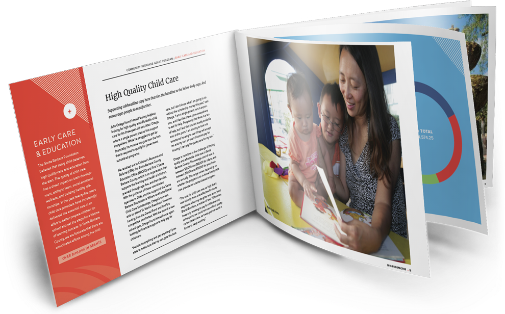 Child Care Education Magazine Spread PNG Image