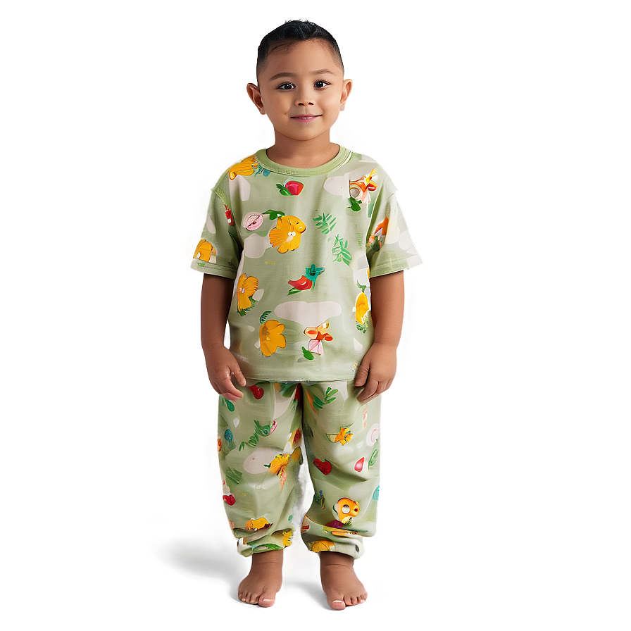 Child In Pajamas Png Jcp PNG Image