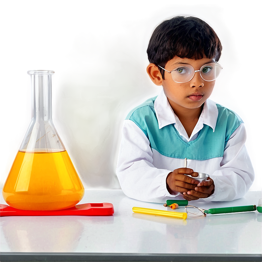 Child In Science Lab Png 52 PNG Image