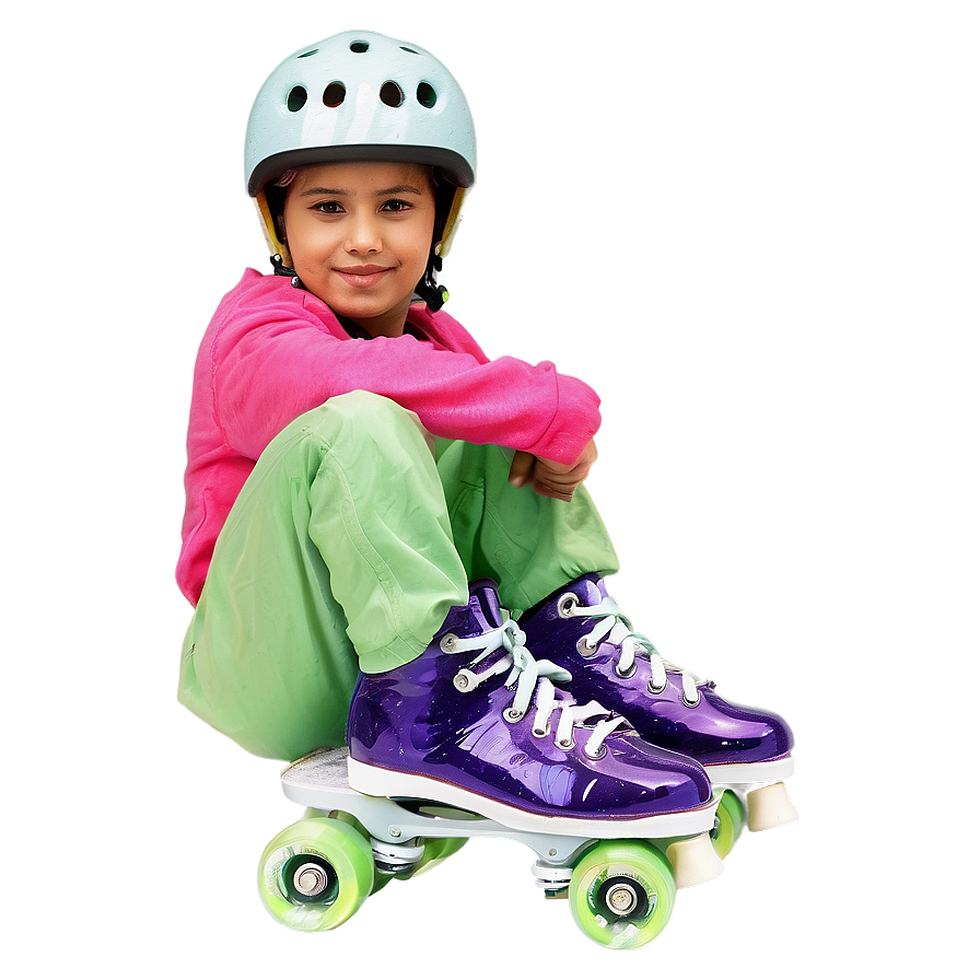 Child On Roller Skates Png Aqr28 PNG Image