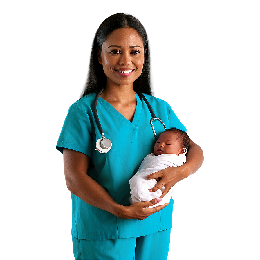 Childbirth Nurse Png 06292024 PNG Image