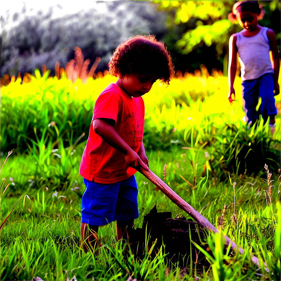 Children Exploring Nature Png Pvb20 PNG Image