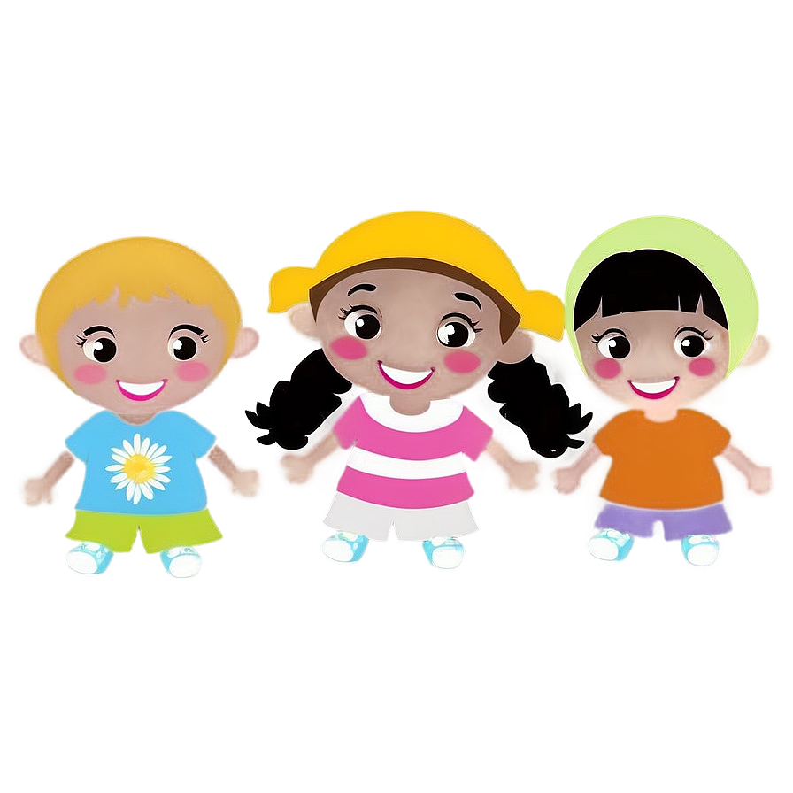 Children In Circle Png Bgm PNG Image