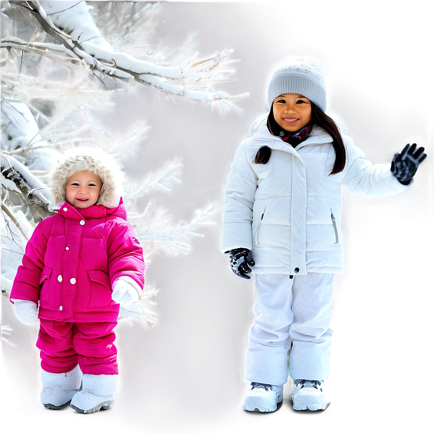 Children In Snow Png 05242024 PNG Image