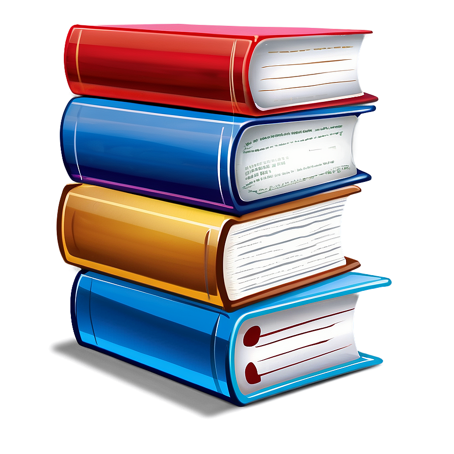 Children's Books Stack Png Sgh PNG Image