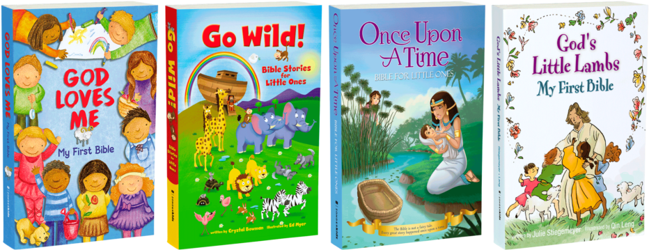 Childrens Bible Storybooks Collection PNG Image