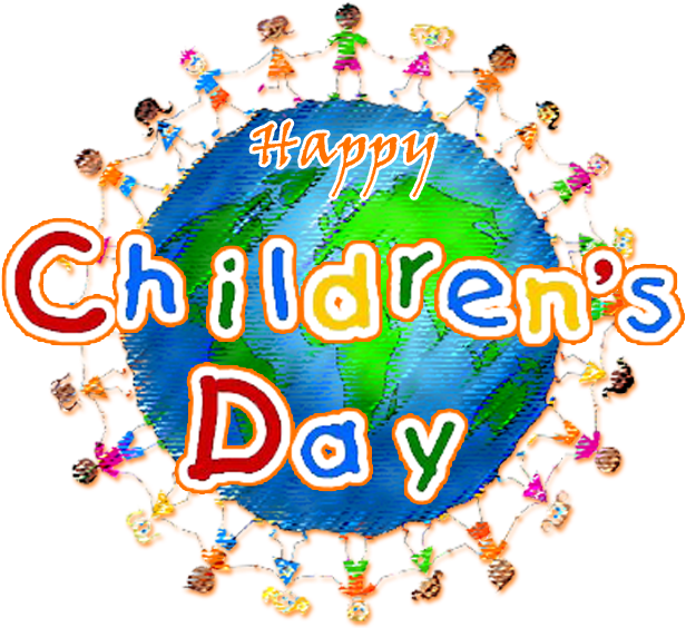 Childrens Day Celebration Globe PNG Image