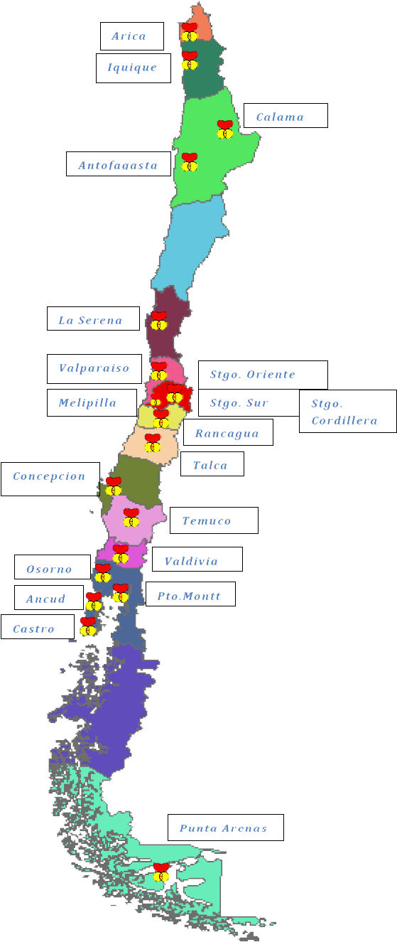 Chile Geothermal Resources Map PNG Image