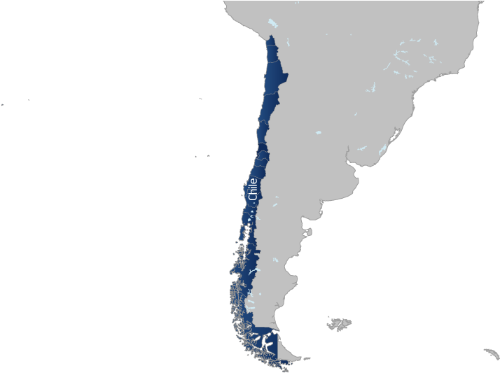 Chile Map Outline PNG Image