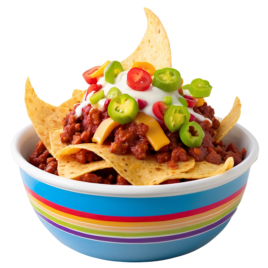 Chili Cheese Nachos Treat Png Sxx70 PNG Image