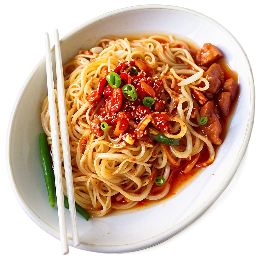 Chili Oil Noodles Png 6 PNG Image