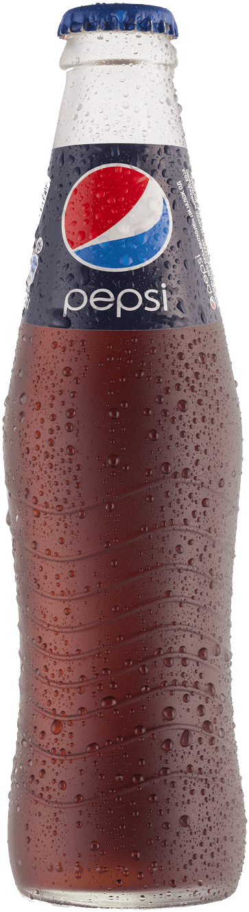 Chilled Pepsi Bottle PNG Image