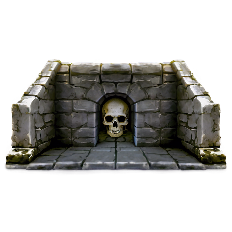 Chilling Crypt Entrance Png 05062024 PNG Image