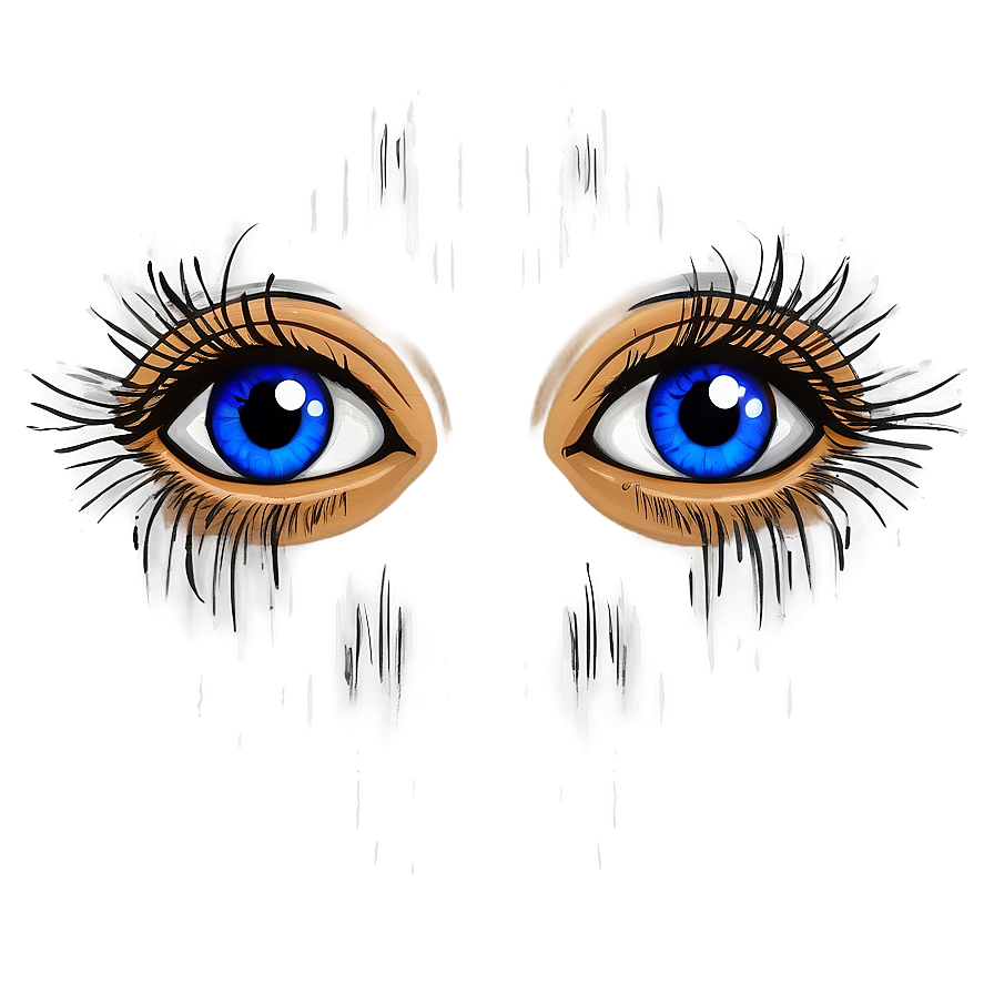 Chilling Eyes Sketch Png Fxd PNG Image