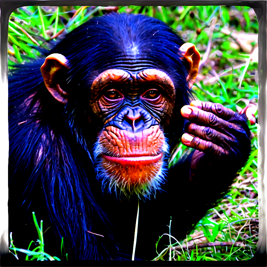 Chimpanzee Social Interaction Png 06112024 PNG Image