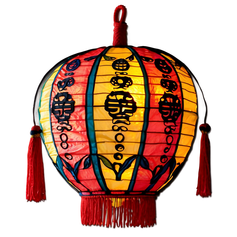 Chinese Lantern Art Png Lnb33 PNG Image