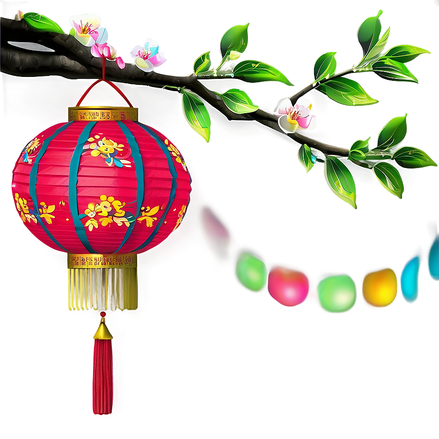 Chinese Lantern Decoration Png Cbk23 PNG Image