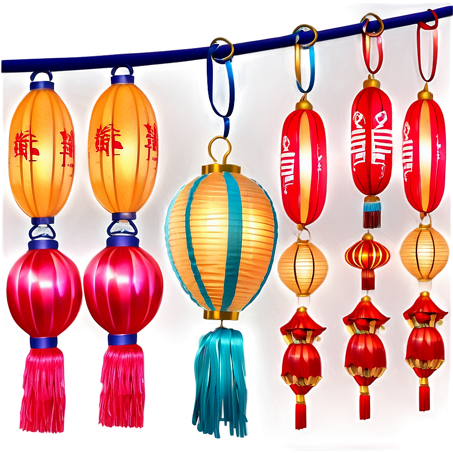 Chinese Lantern Decoration Png Ghs PNG Image