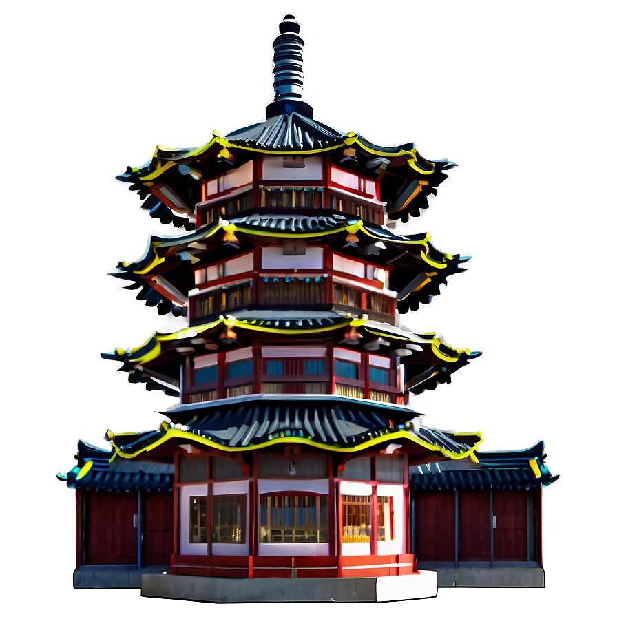 Chinese Pagoda Architecture Png Bra48 PNG Image