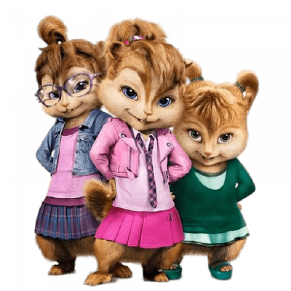 Chipette_ Trio_ Pose.png PNG Image