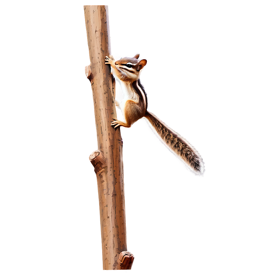 Chipmunk Climbing Png Alg93 PNG Image