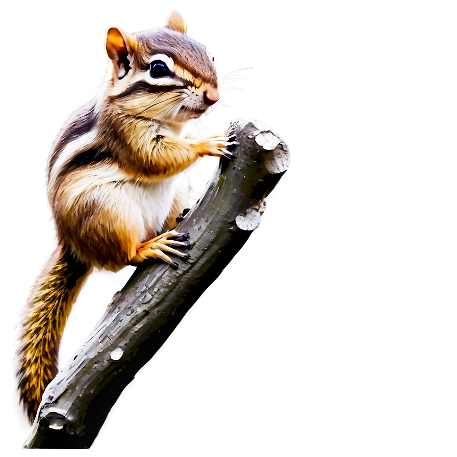 Chipmunk Climbing Png Qnu PNG Image