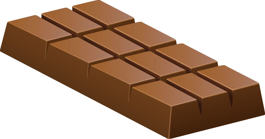 Chocolate Bar Illustration PNG Image