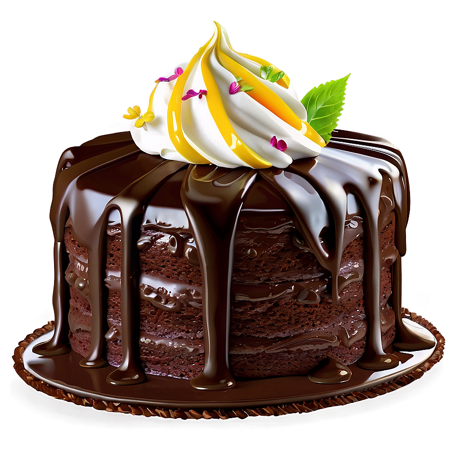 Chocolate Cake For Breakfast Png Ojd17 PNG Image