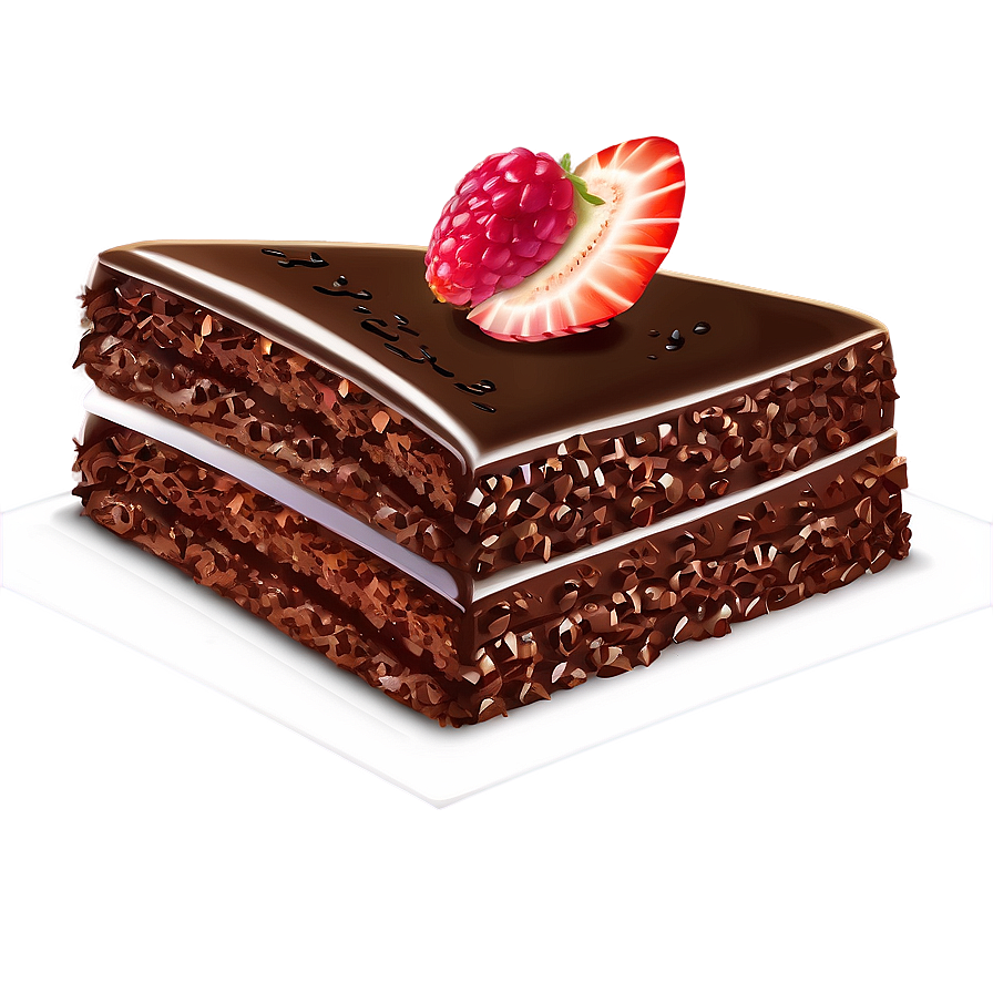 Chocolate Cake Slice Png Sms PNG Image