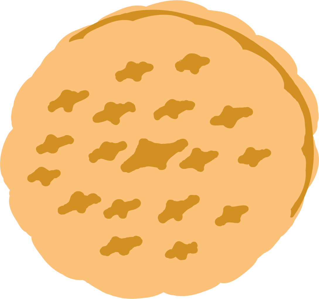 Chocolate Chip Cookie Illustration.png PNG Image