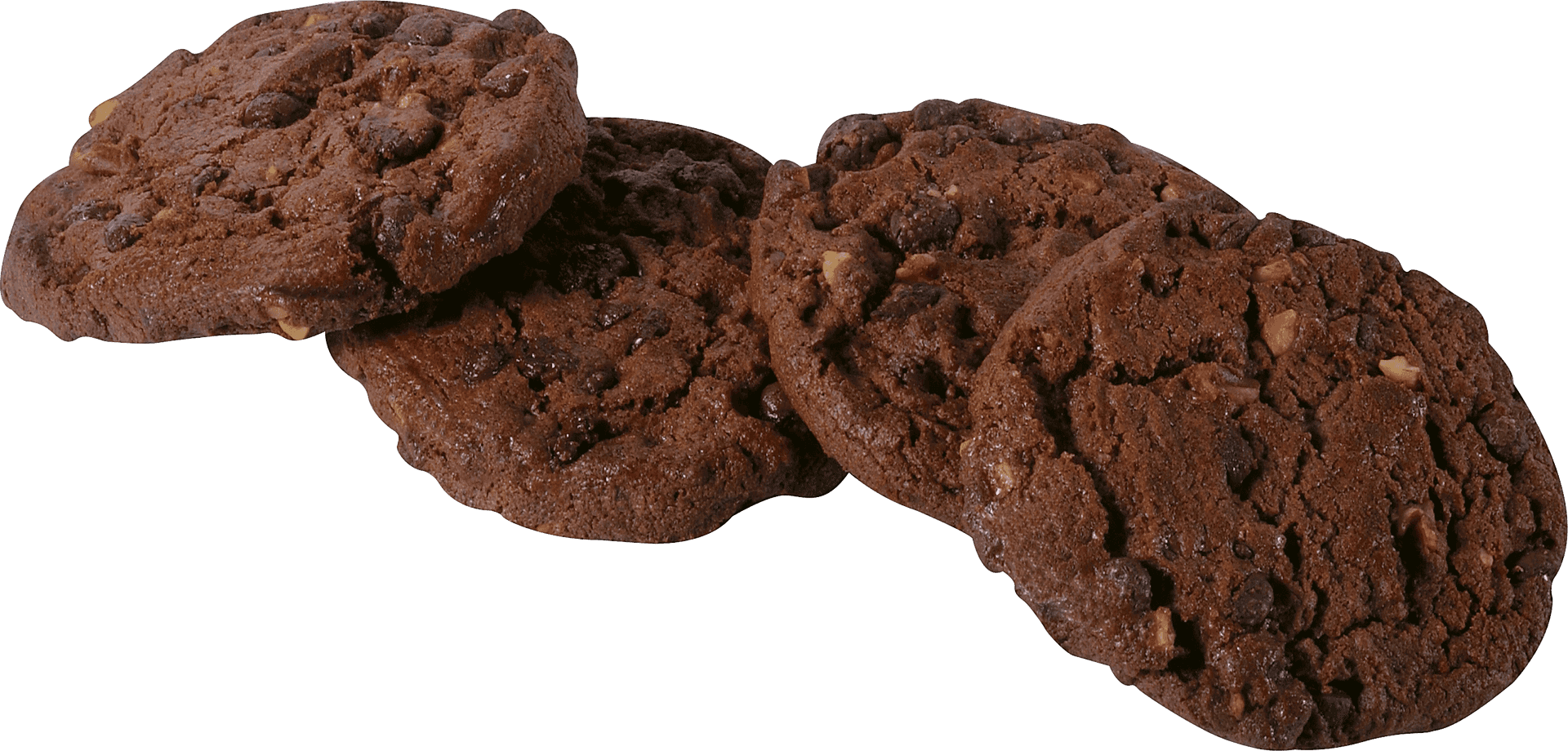 Chocolate_ Chip_ Cookies_ Isolated_ Background.png PNG Image