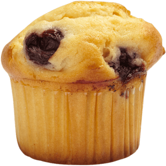 Chocolate Chip Muffin Isolated.png PNG Image