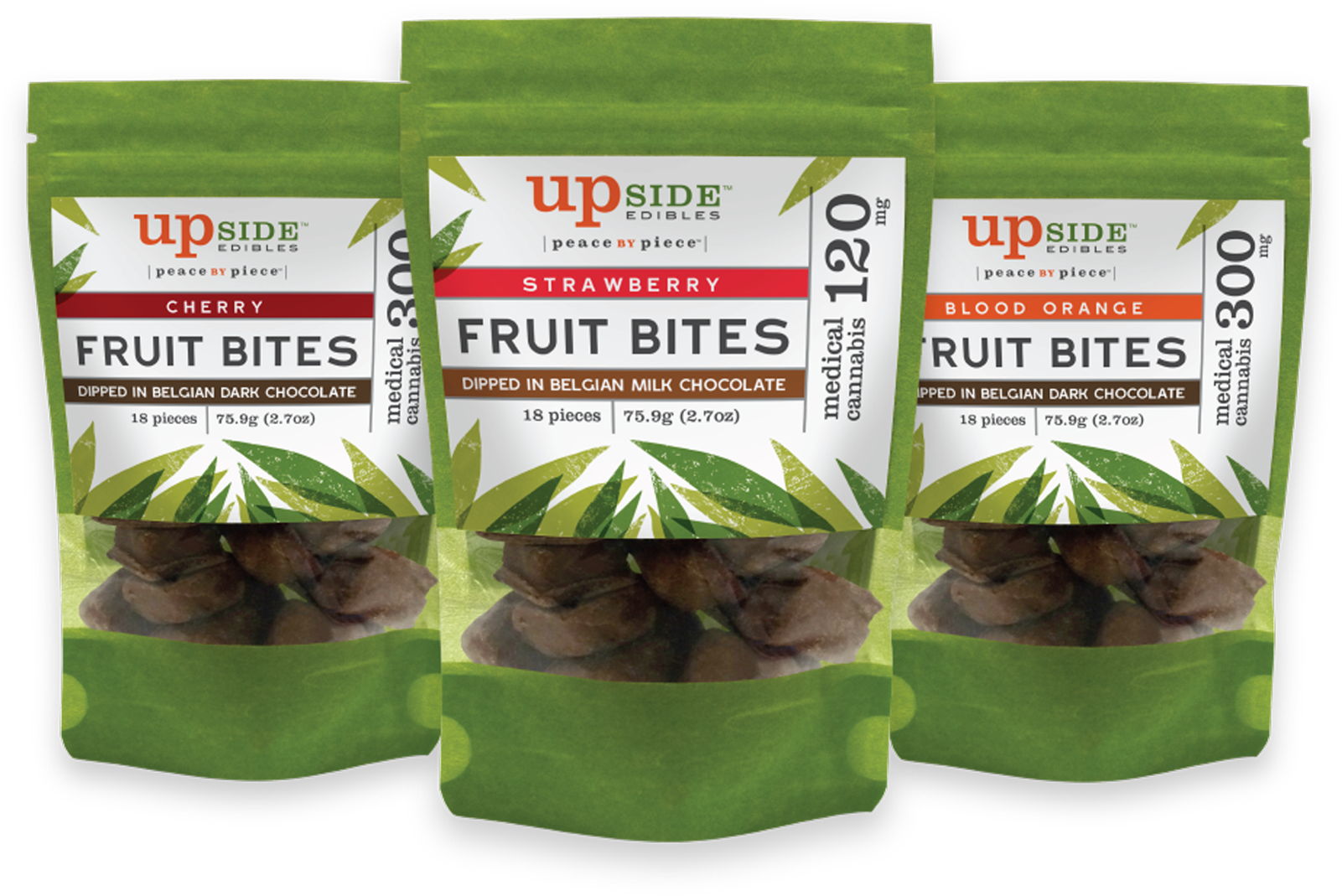 Chocolate Covered Fruit Bites Packaging PNG Image