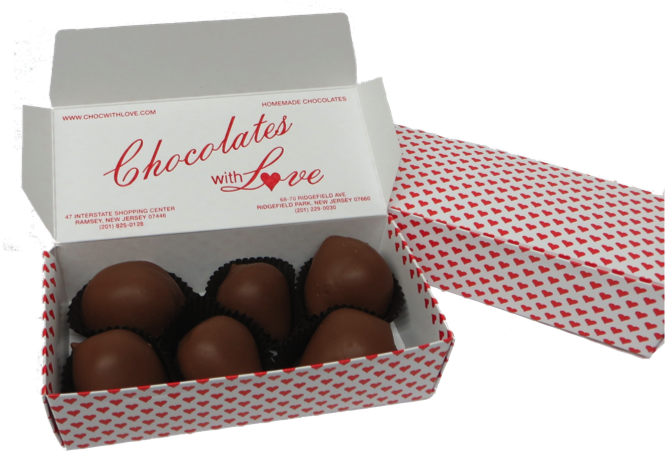 Chocolate Covered Strawberries Boxed Treats PNG Image