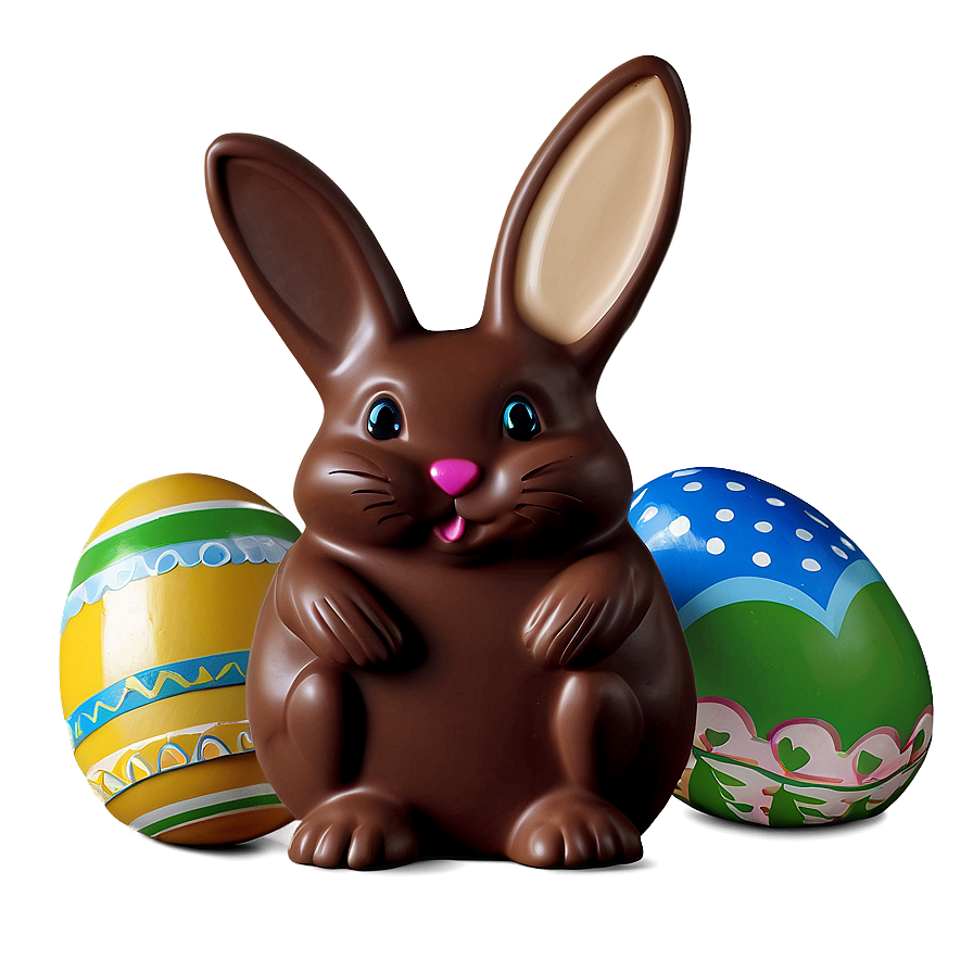 Chocolate Easter Bunny Png Oag PNG Image