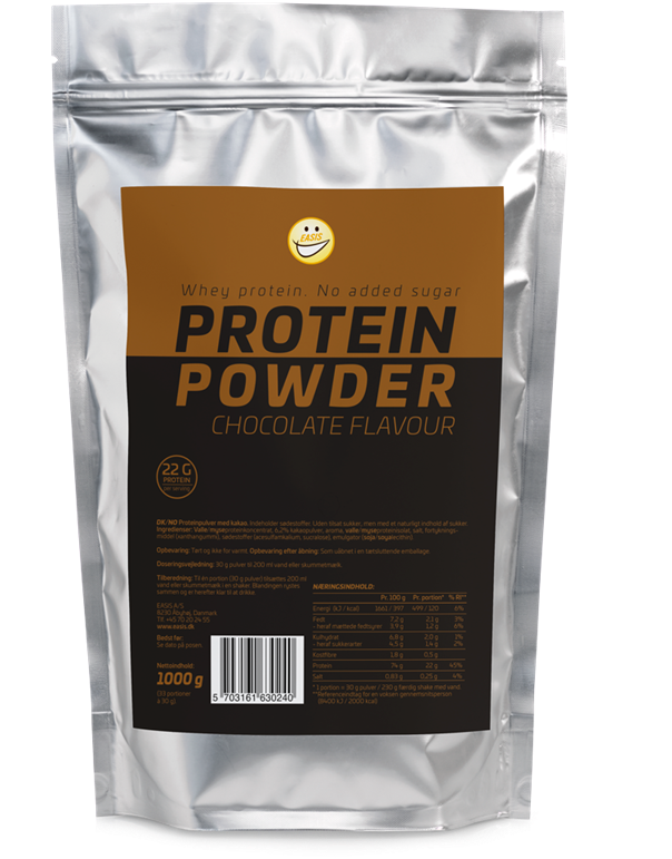 Chocolate Flavored Whey Protein Powder PNG Image